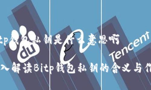 bitp钱包私钥是什么意思啊

深入解读Bitp钱包私钥的含义与作用