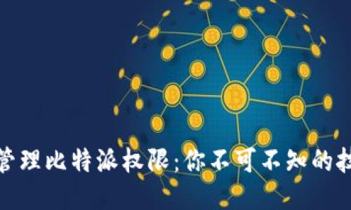 如何安全管理比特派权限：你不可不知的技巧与策略