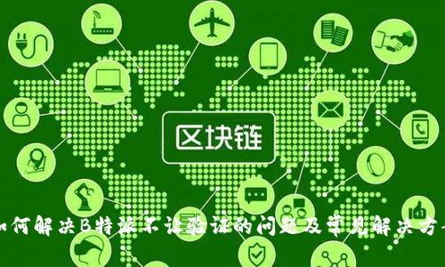 如何解决B特派不让验证的问题及常见解决方案